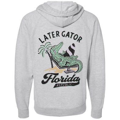 Later Gator Florida Raglan Zipper Hoodie