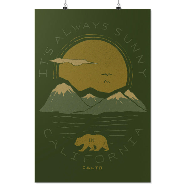 It's Always Sunny In California Olive Poster-CA LIMITED