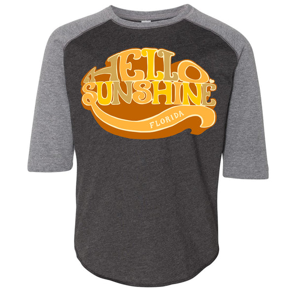 Hello Sunshine Florida Youth Baseball Tee