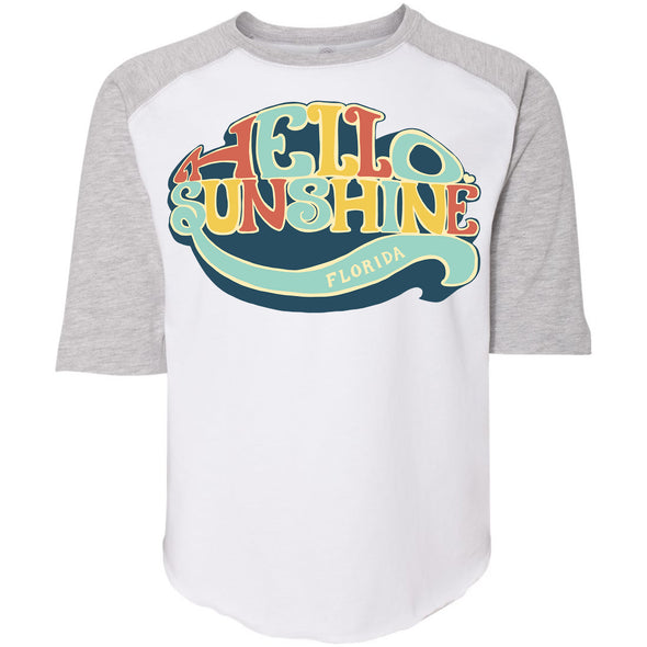 Hello Sunshine Florida Youth Baseball Tee