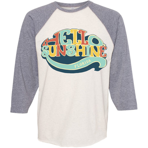 Hello Sunshine Florida Baseball Tee