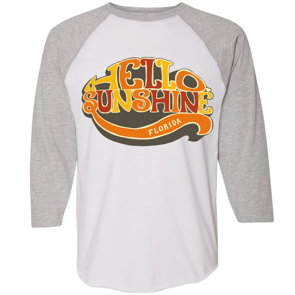 Hello Sunshine Florida Baseball Tee