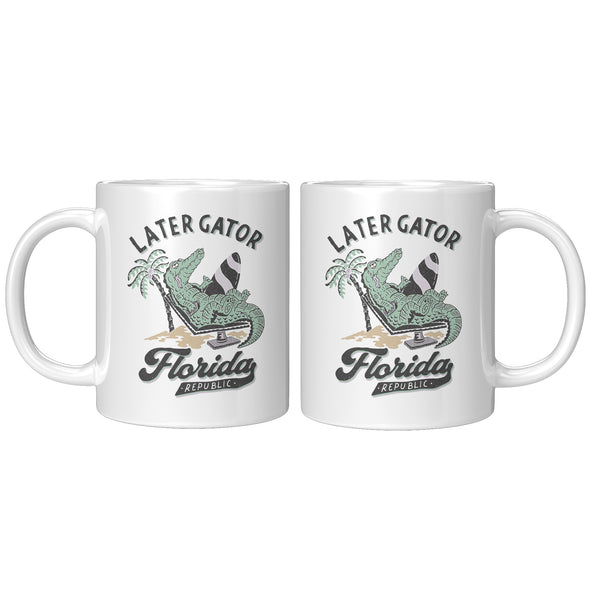 Later Gator Florida Ceramic Mug