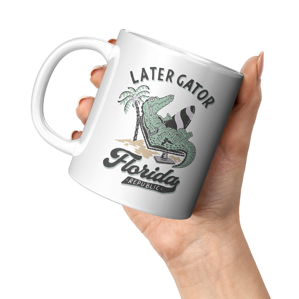 Later Gator Florida Ceramic Mug