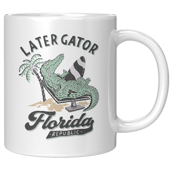 Later Gator Florida Ceramic Mug