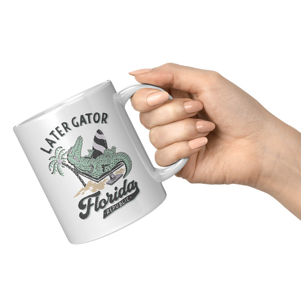 Later Gator Florida Ceramic Mug