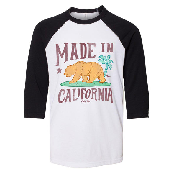 Made In California Youth Baseball Tee-CA LIMITED