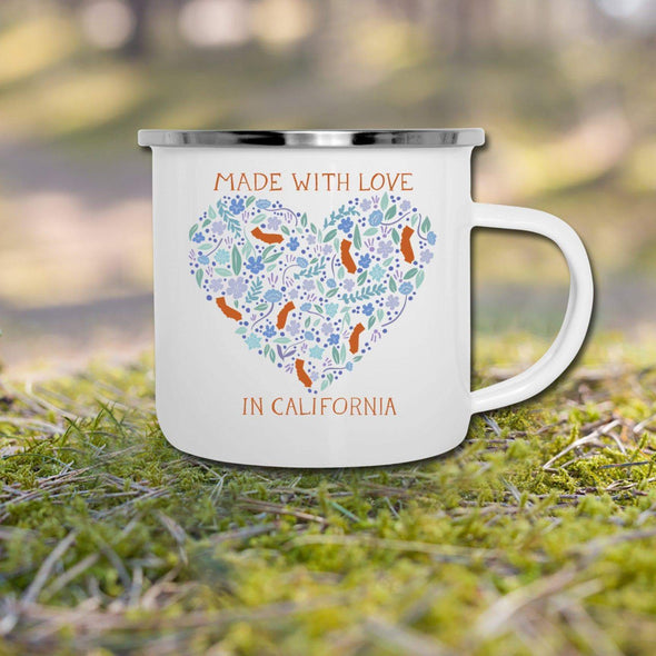 Made With Love In California Camper Mug-CA LIMITED