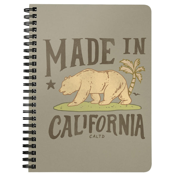 Made in California Army Spiral Notebook-CA LIMITED