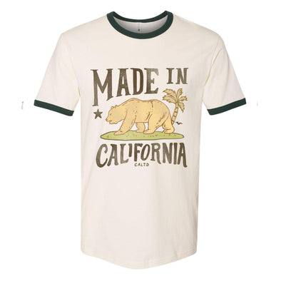 Made in California Ringer Tee-CA LIMITED