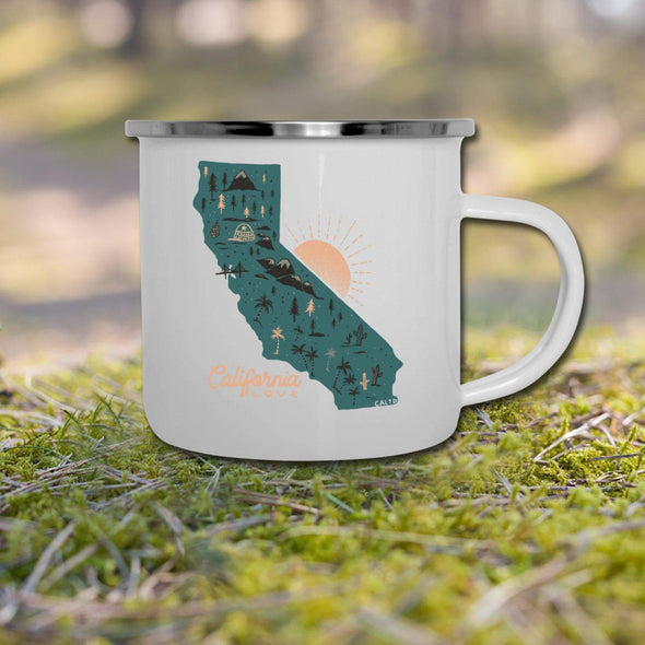 Map CA Love Camper Mug-CA LIMITED
