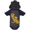 Map CA Love Hooded Baby Onesie-CA LIMITED