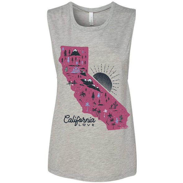 Map CA Love Muscle Tank-CA LIMITED