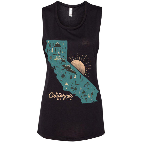 Map CA Love Muscle Tank-CA LIMITED