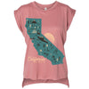 Map CA Love Rolled Sleeve Tank-CA LIMITED