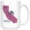 Map Ca Love Purple Mug-CA LIMITED