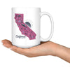 Map Ca Love Purple Mug-CA LIMITED