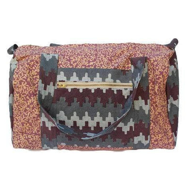 Multicolor Camo Printed Duffle Bag-CA LIMITED