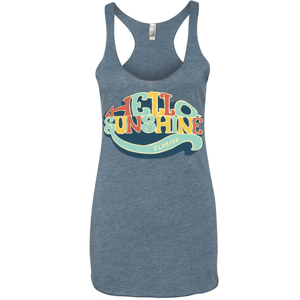 Hello Sunshine Florida Racerback Tank