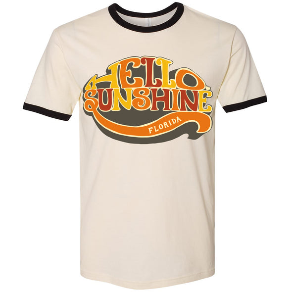 Hello Sunshine Florida Ringer Tee