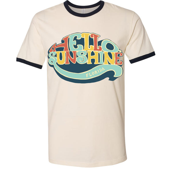 Hello Sunshine Florida Ringer Tee