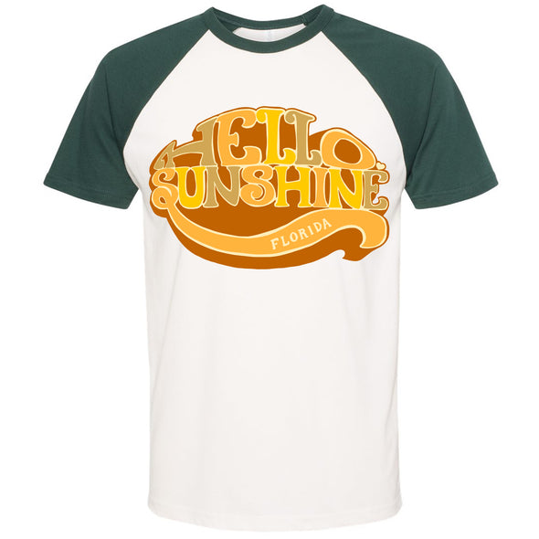 Hello Sunshine Florida Raglan Tee