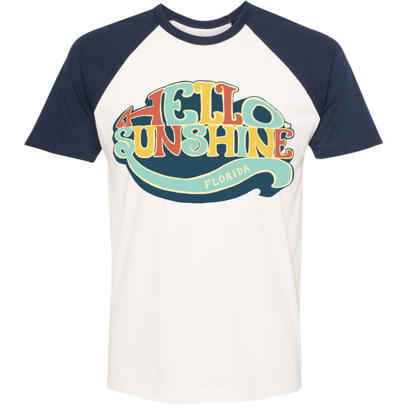 Hello Sunshine Florida Raglan Tee