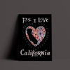 P.S. I Love California Black Poster-CA LIMITED