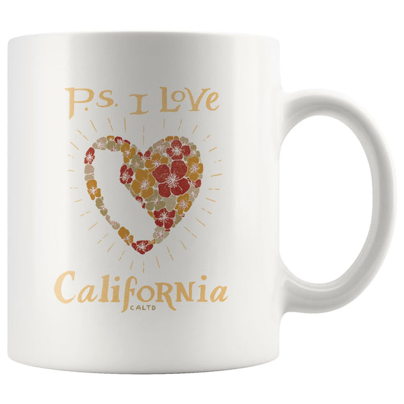 P.S. I Love California Mug-CA LIMITED