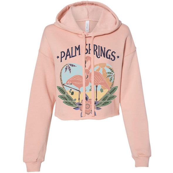 Palm Springs Cropped Hoodie-CA LIMITED