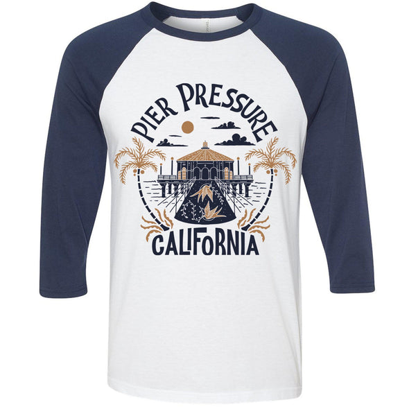 Pier Pressure Baseball Tee-CA LIMITED