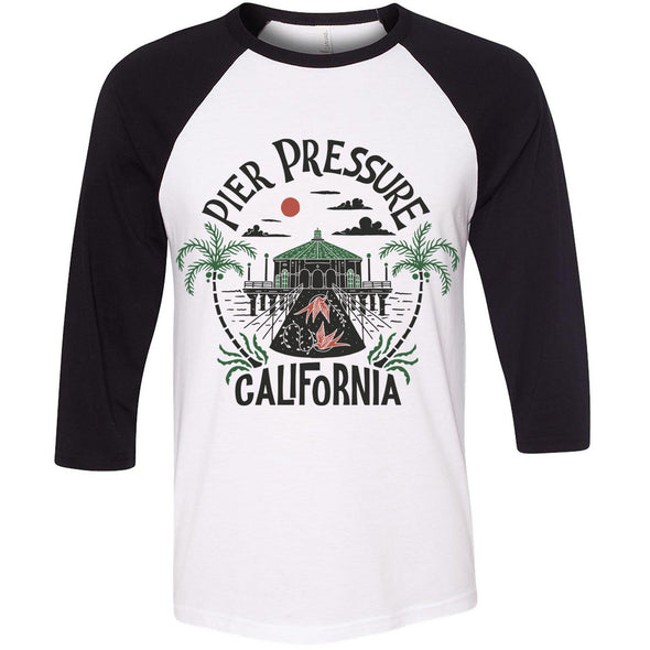 Pier Pressure Baseball Tee-CA LIMITED