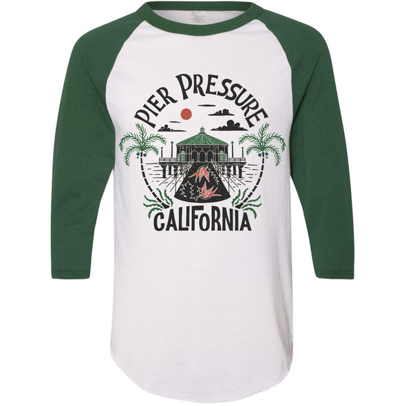 Pier Pressure Baseball Tee-CA LIMITED