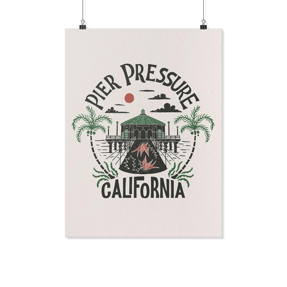 Pier Pressure Bone Poster-CA LIMITED