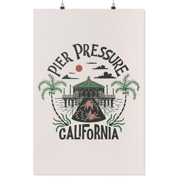 Pier Pressure Bone Poster-CA LIMITED