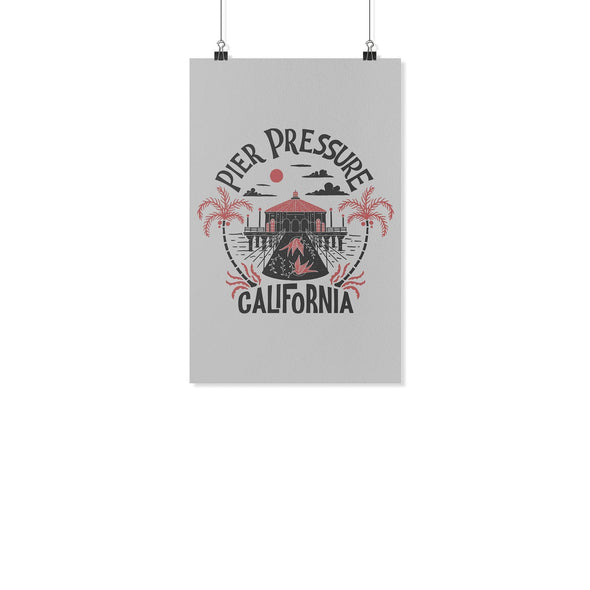 Pier Pressure Grey Poster-CA LIMITED