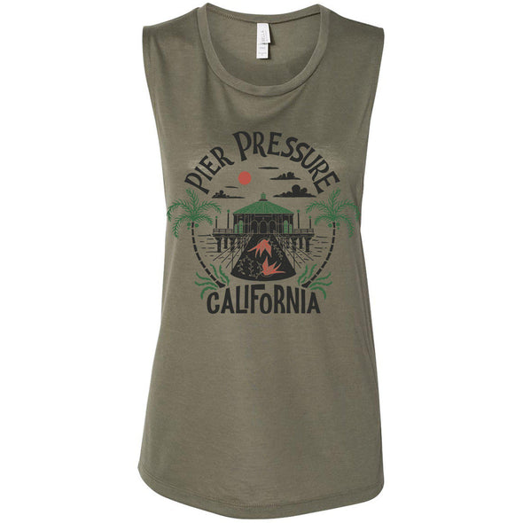 Pier Pressure Muscle Tank-CA LIMITED