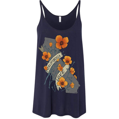 Poppies CA Love Flowy Tank-CA LIMITED