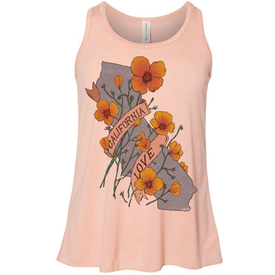 Poppies CA Love Youth Flowy Tank-CA LIMITED