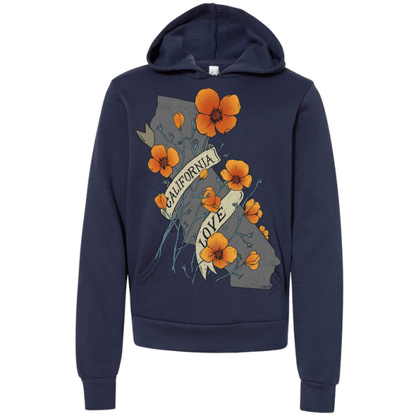 Poppies CA Love Youth Hoodie-CA LIMITED