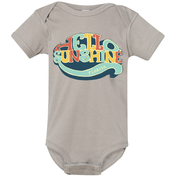 Hello Sunshine Florida Baby Onesie