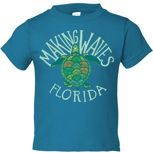 Sea Turtle Florida Toddlers Tee