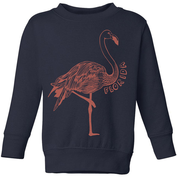 Flamingo Florida Toddlers Sweater