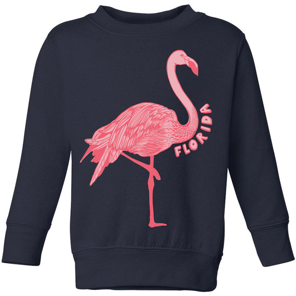 Flamingo Florida Toddlers Sweater