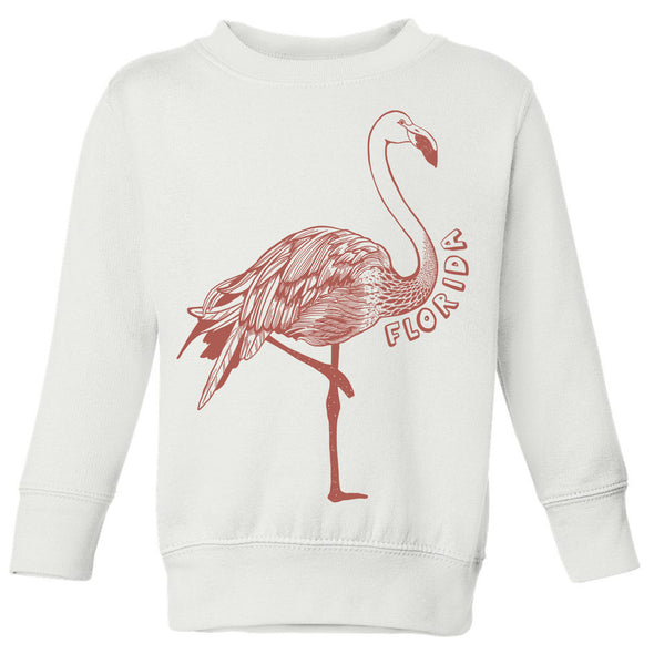 Flamingo Florida Toddlers Sweater