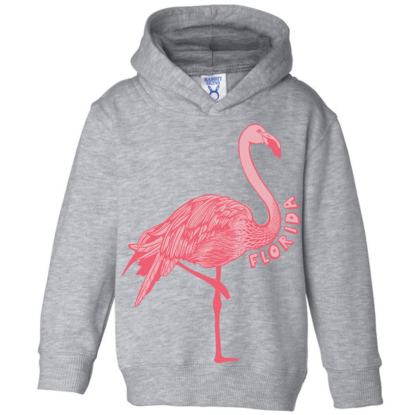 Flamingo Florida Toddlers Hoodie