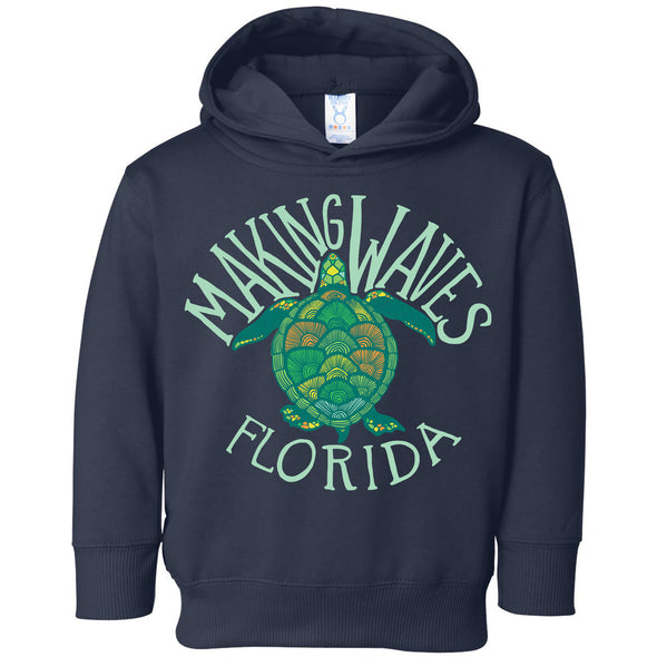 Sea Turtle Florida Toddlers Hoodie