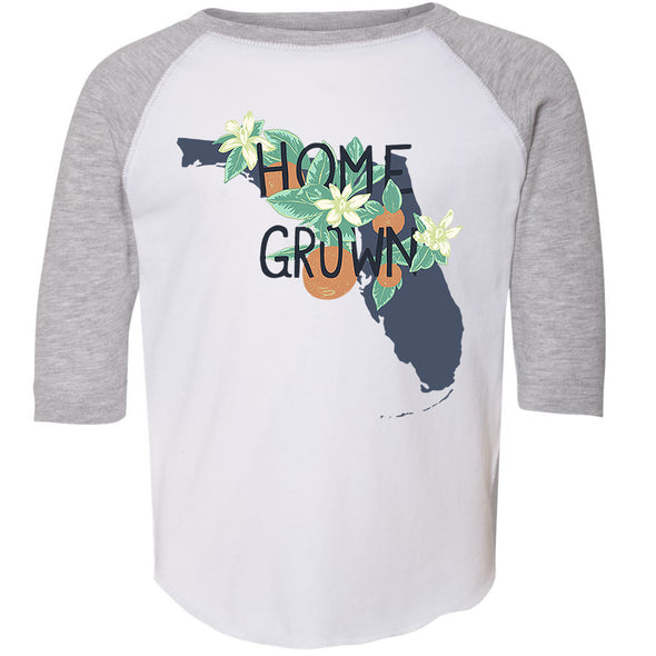 Home Grown Florida Toddler Baseball Tee