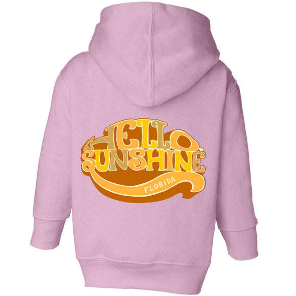 Hello Sunshine Florida Toddlers Zip Up Hoodie