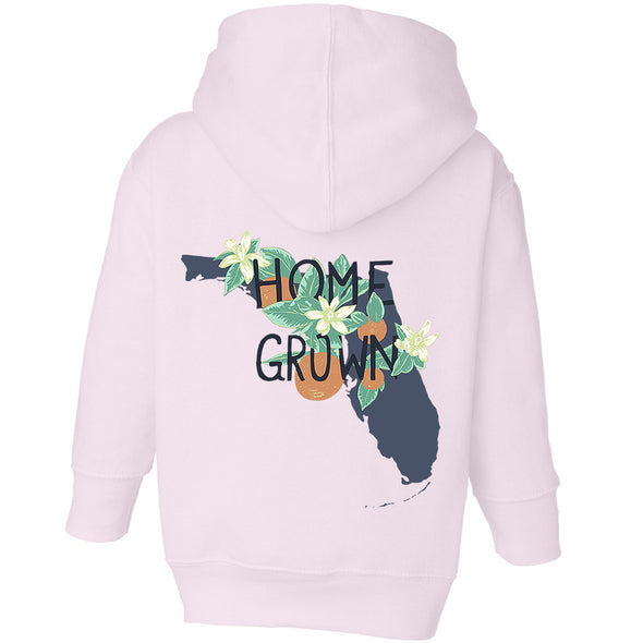 Home Grown Florida Toddlers Zip Up Hoodie